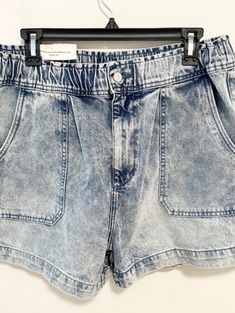 Denim Blue High-Waist Women's Shorts